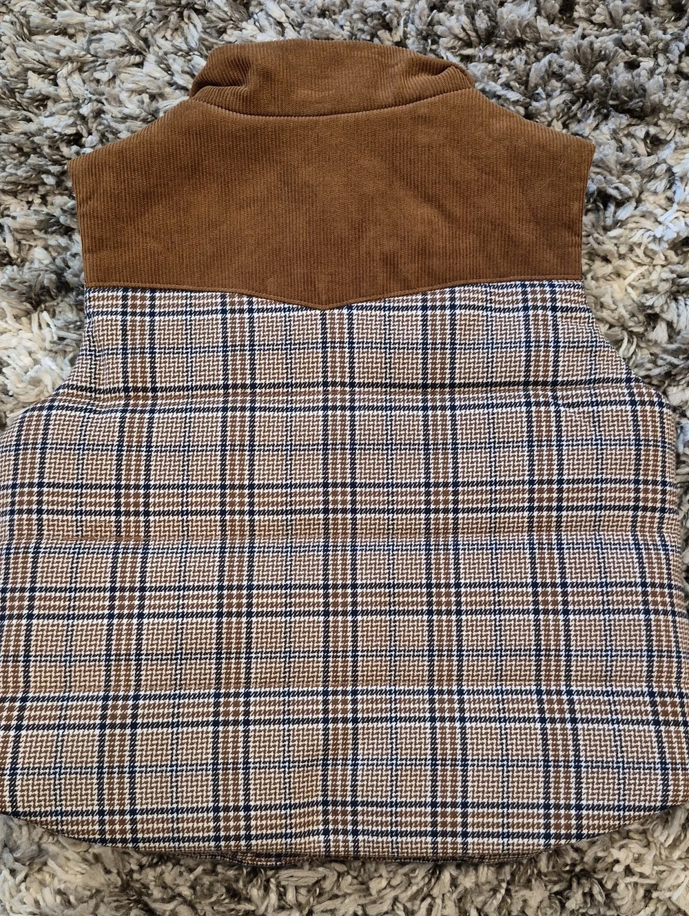 Janie and Jack The Western Plaid Vest